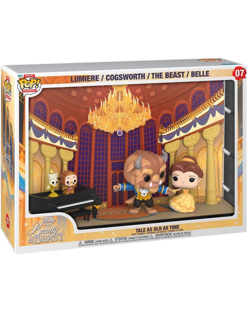 Figura POP Moment Deluxe Disney La Bella y La Bestia Tale as Old as Time