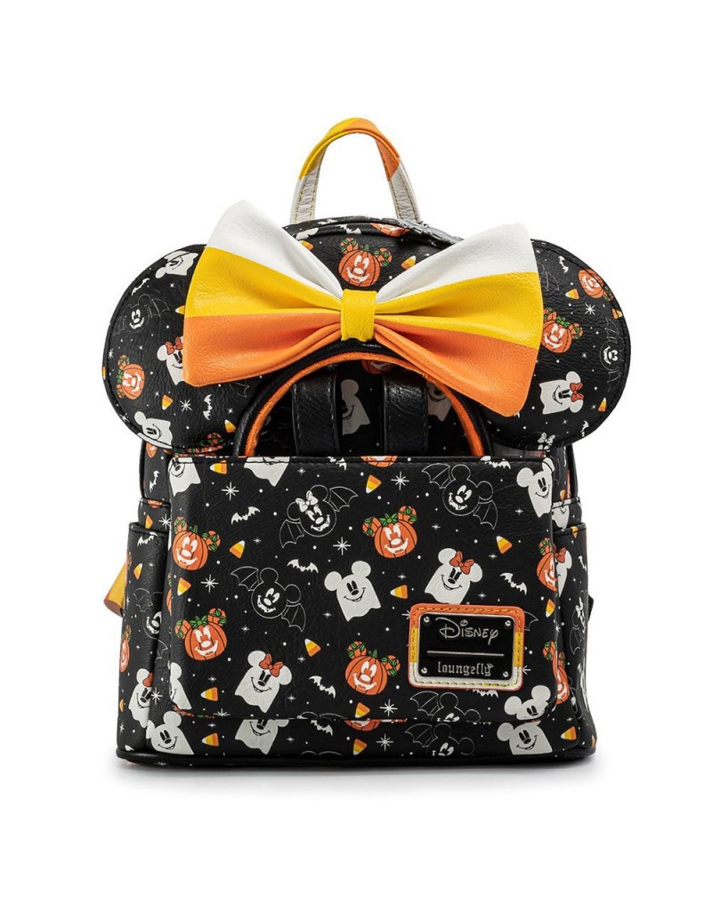 Set Mochila + Diadema orejas Spooky Halloween Mickey and Minnie Disney  Loungefly 27cm