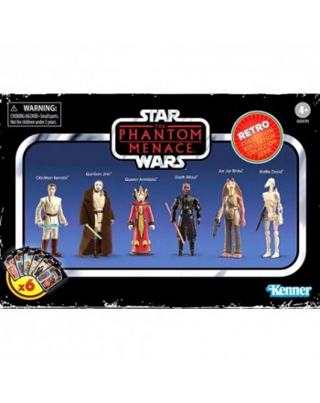 Set figuras Phantom Menace Star Wars 9