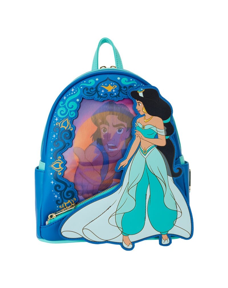 Mochila lenticular Jasmine Aladdin Disney Loungefly 26cm