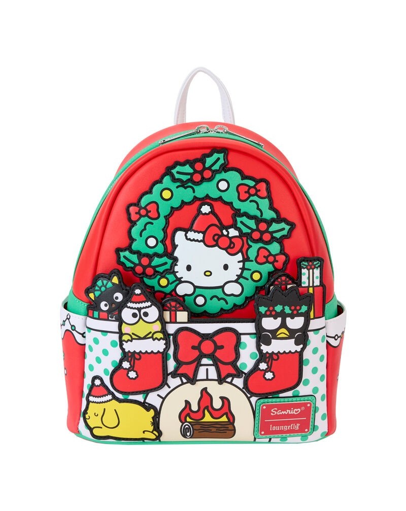 Mochila Christmas Hello Kitty Sanrio Loungefly 26cm