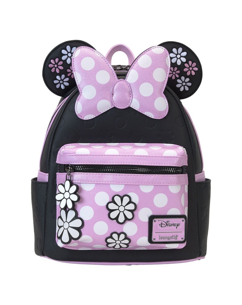 Mochila Floral Rock the Dots Minnie Disney Loungefly