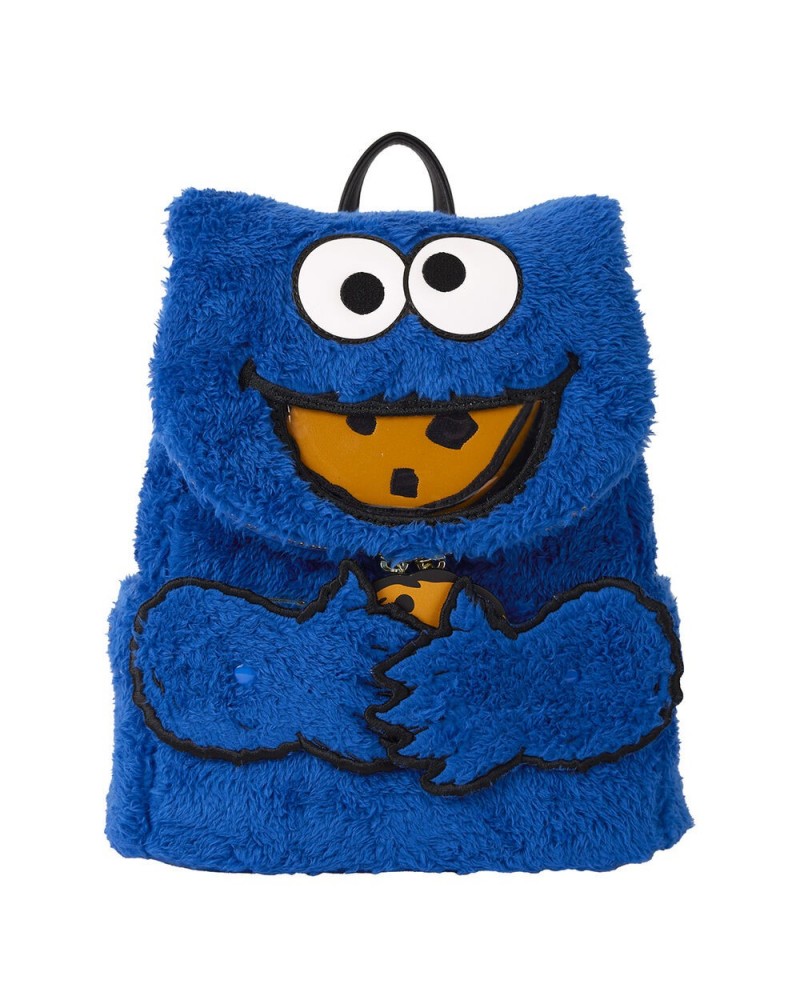 Mochila peluche + monedero Cookie Monster Barrio Sesamo Loungefly