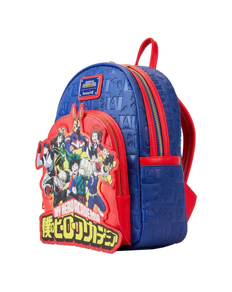 Mochila Group Debossed Logo My Hero Academia Loungefly 26cm