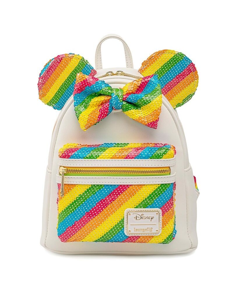 Mochila Rainbow Minnie Disney Loungefly 26cm