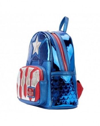 Mochila metallic Capitan America Marvel Loungefly 26cm