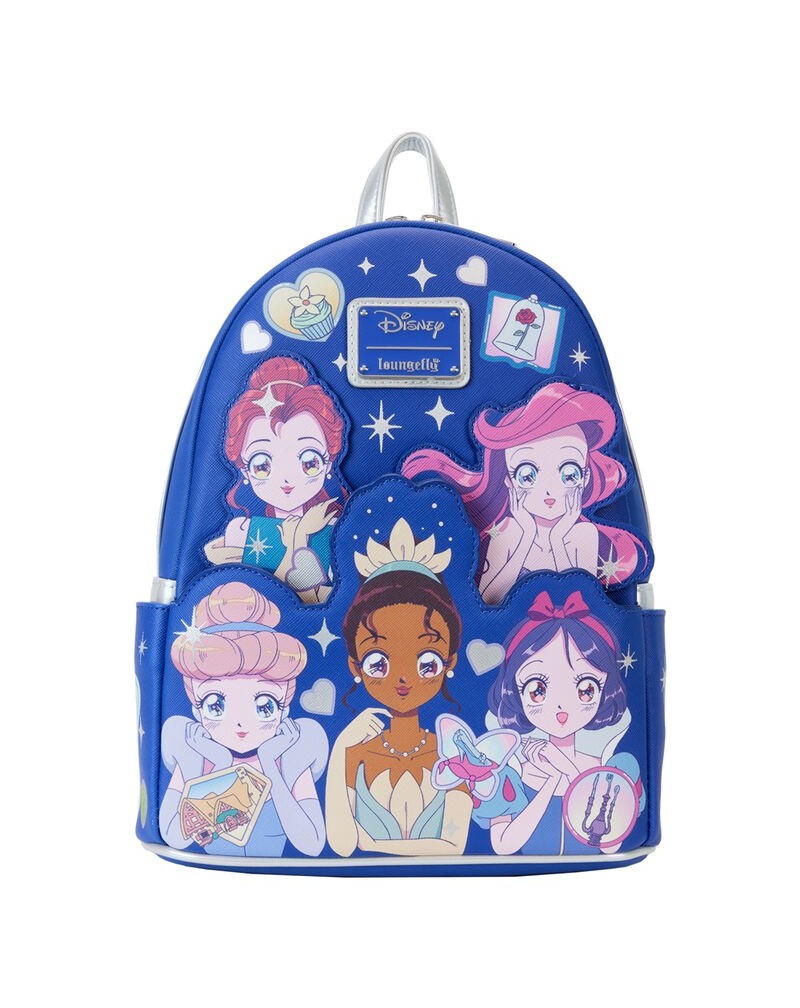 Mochila Manga Style Princesas Disney Loungefly 26cm