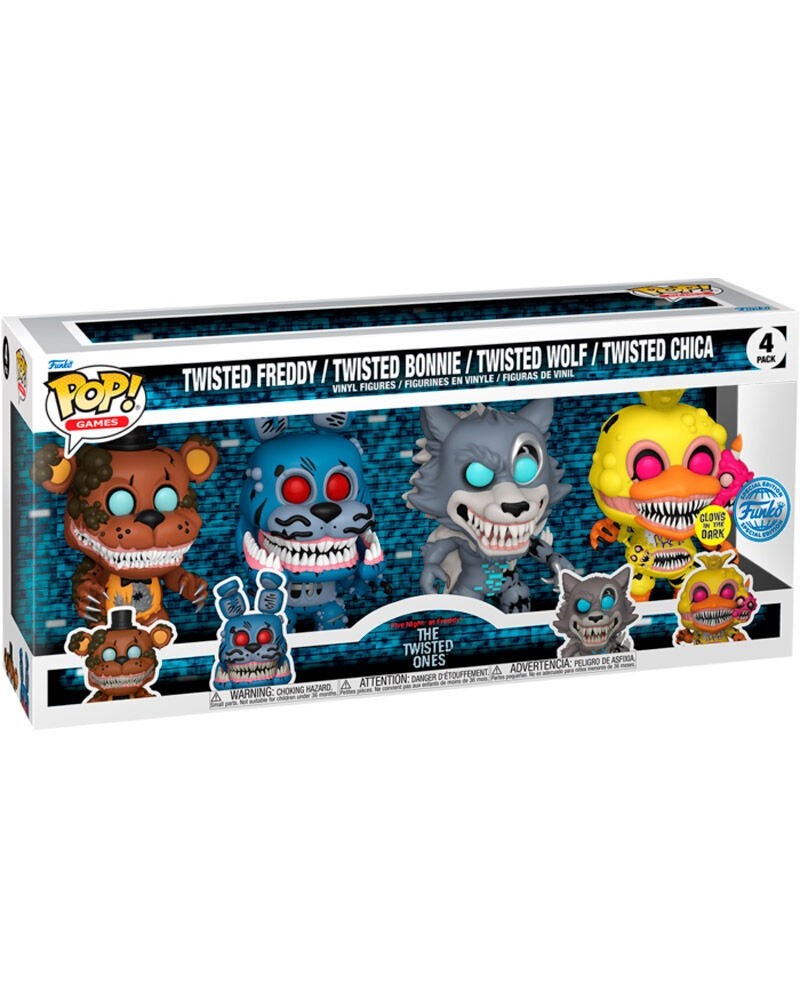 Blister 4 figuras POP Five Nights at Freddys Exclusive