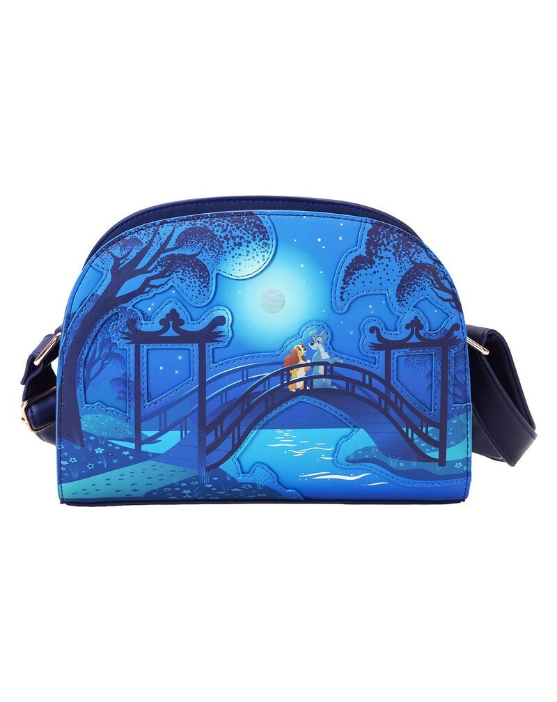 Bolso bandolera 70th Anniversary La Dama y el Vagabundo Disney Loungefly