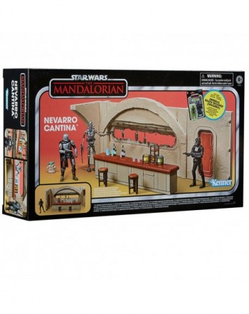 Escenario Nevarro Cantina + figura Imperial Death Trooper Mandalorian Star Wars