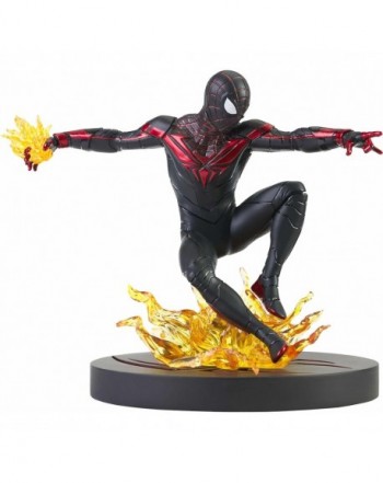 Figura Miles Morales Spiderman PS5 Marvel Gallery Comic 18cm