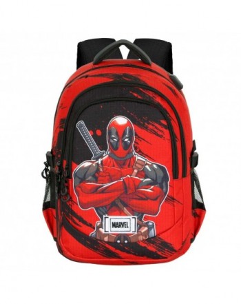 Mochila Plus Bad Deadpool Marvel 44cm