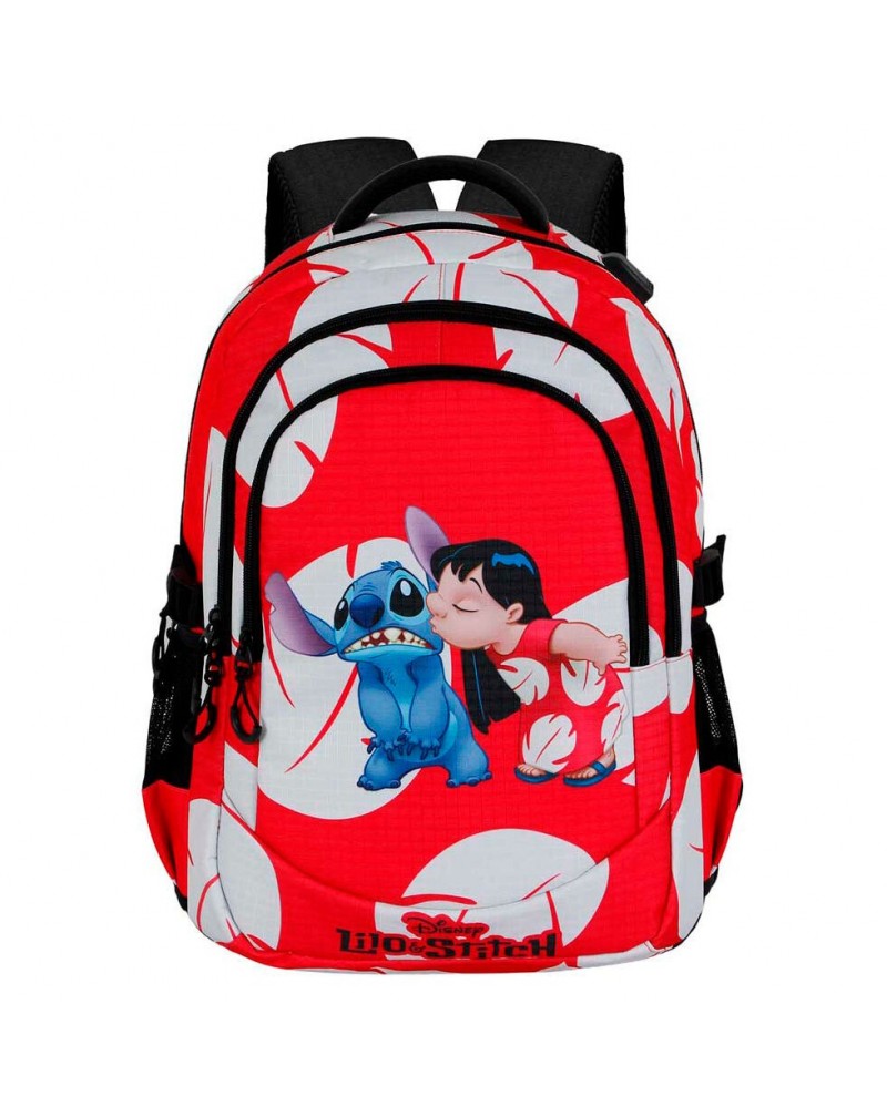 Mochila Kiss Stitch Disney 44cm adaptable