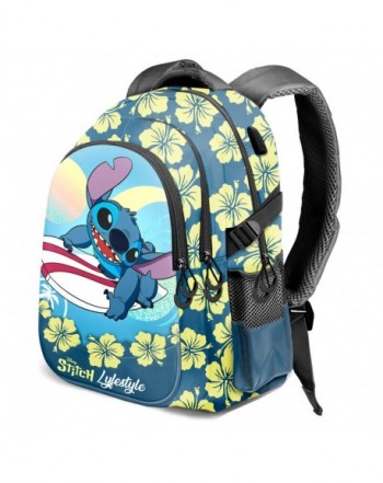 Mochila Lifestyle Stitch Disney 44m adaptable