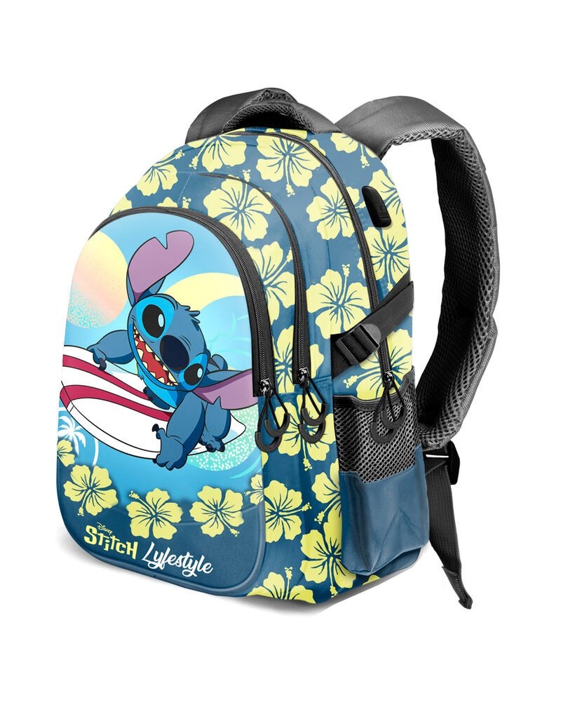 Mochila Lifestyle Stitch Disney 44m adaptable