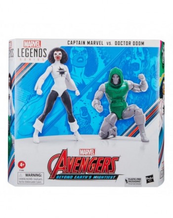 Figura Captain Marvel vs Doctor Doom Beyond Earths Mightiest Los Vegadores Avengers Marvel 15cm