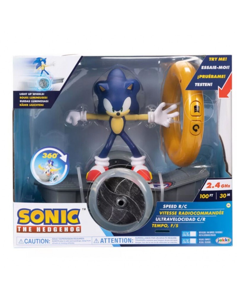 Patin radio control Sonic the Hedgehog