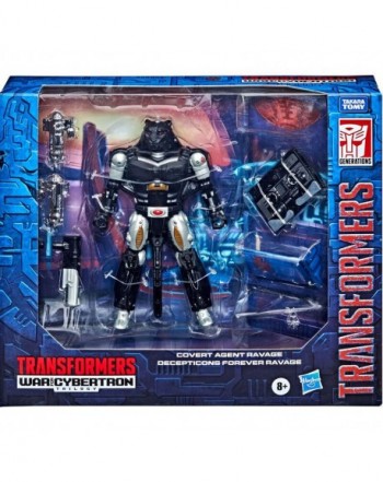 Blister figura Covert Agent Ravage + Decepticon Forever Ravage War From Cybertron Transformers 15cm