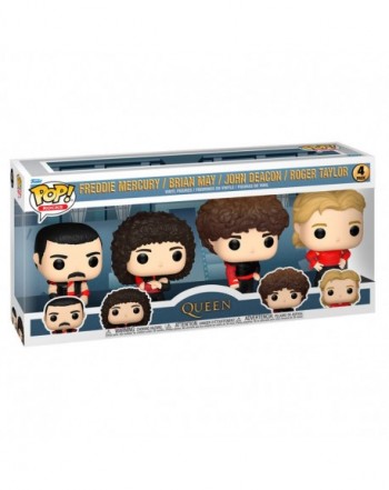 Blister 4 figuras POP Queen