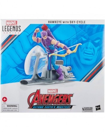 Figuras Hawkeye + Sky-Cycle Beyond Earths Mightiest Los Vengadores Avengers Marvel 15cm