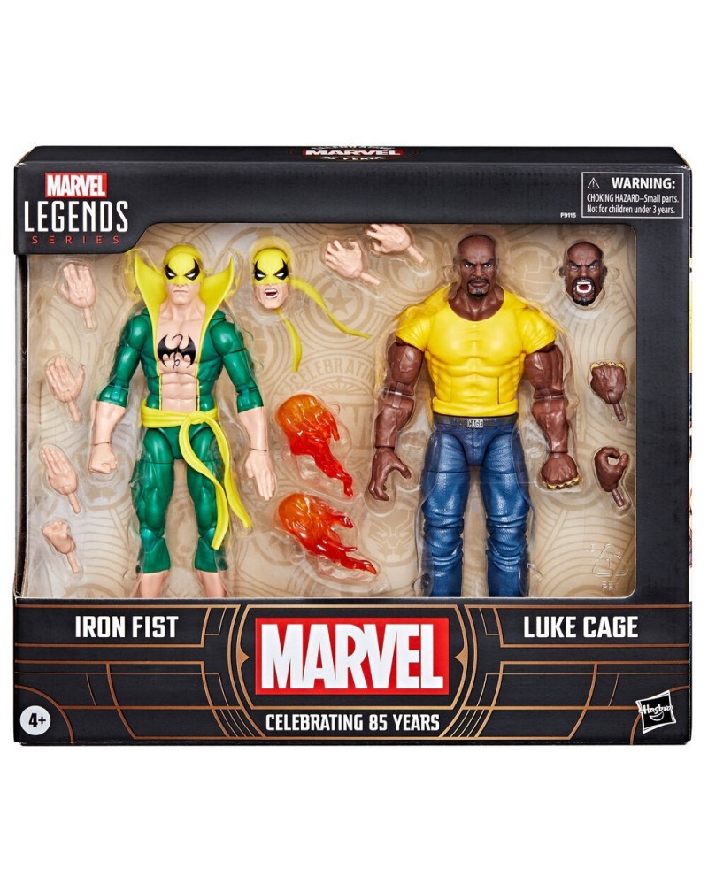 Blister figuras Iron Fist & Luke Cage Celebrating 65 Years Marvel 15cm