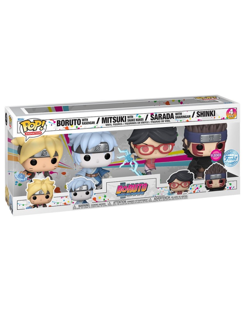 Blister 4 figuras POP Boruto Exclusive