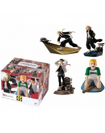 Expositor 4 figuras Petitrama Tokyo Revengers Series Toman Heroic Scenes 8cm