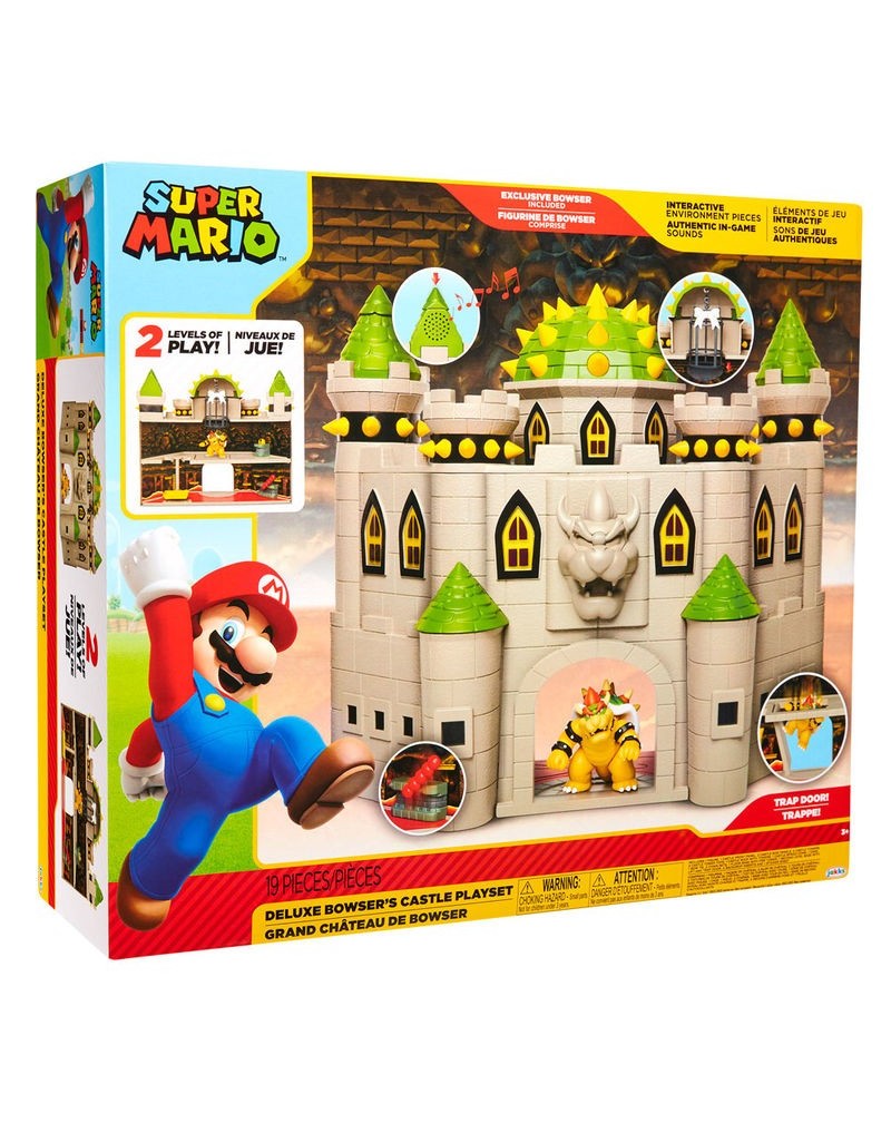 Playset Castillo Bowser deluxe Mario Bros