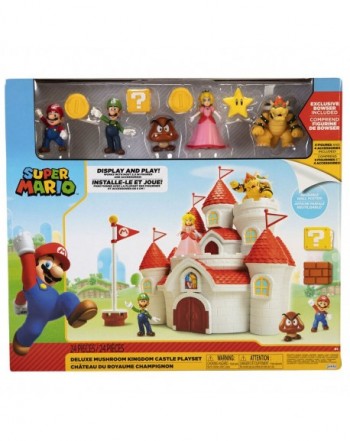 Playset Castillo Deluxe Reino Champiñon Super Mario Bros