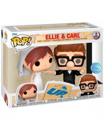 Blister 2 figuras POP Disney UP Ellie & Carl Exclusive