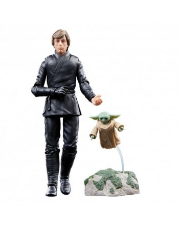 Figura Luke Skywalker & Grogu El Libro de Boba Fett Star Wars 15cm