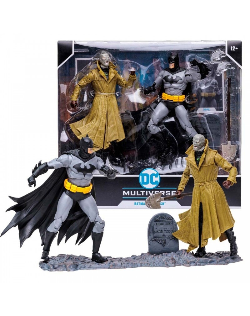 Blister 2 figuras Batman VS Hus Muliverse DC Comics 17cm