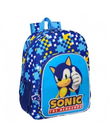 Mochila Speed Sonic The Hedgehog 42cm adaptable