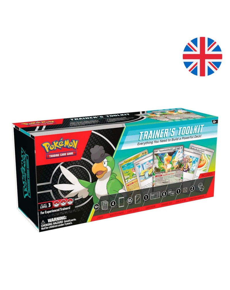 Estuche juego cartas coleccionables Trainer's Toolkit Pokemon ingles