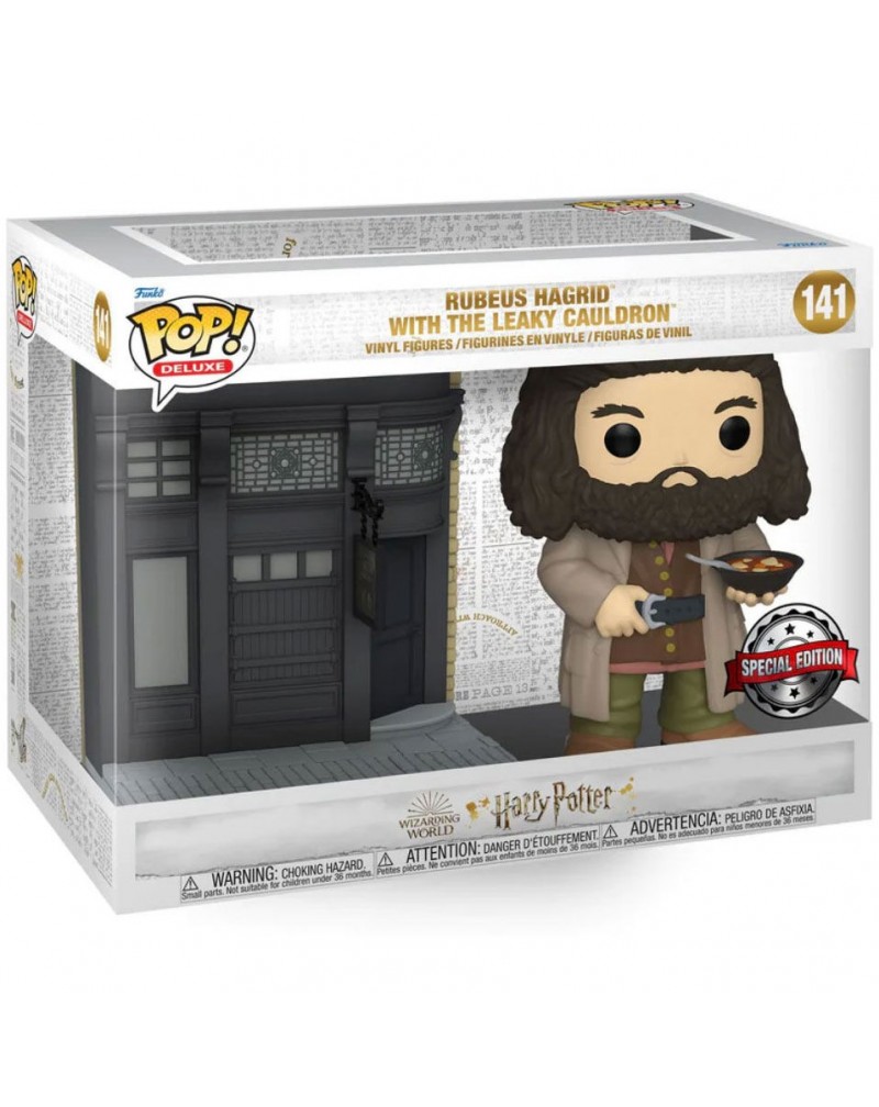 Figura POP Harry Potter Diagon Alley Rubeus Hagrid The Leaky Cauldron Exclusive