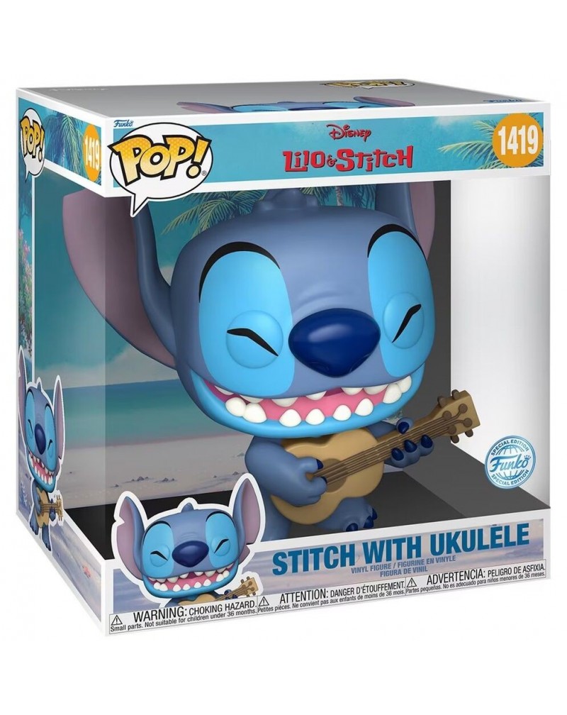 Figura POP Disney Stitch Ukelele Exclusive 25cm