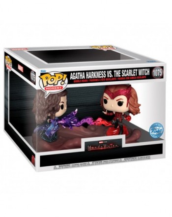 Figura POP Moment Marvel WandaVision Agatha Harkness Vs The Scarlet Witch Exclusive