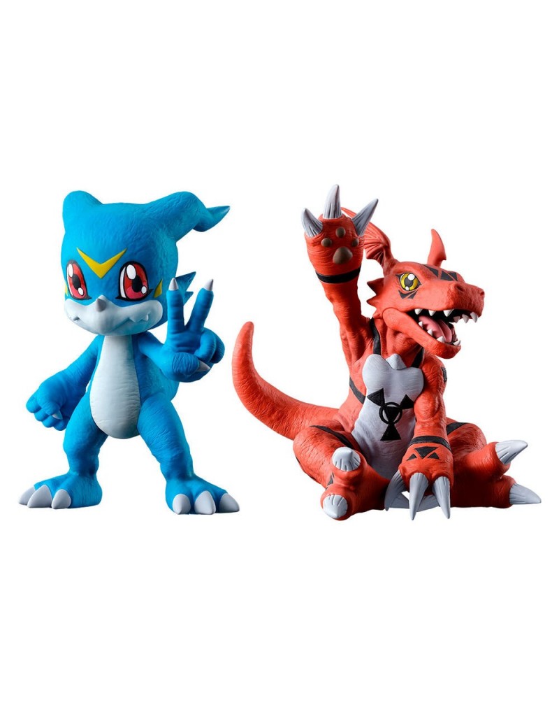 Figuras Ichibansho Veemon & Guilmon Two Forces That Radite Light Digimon 5cm