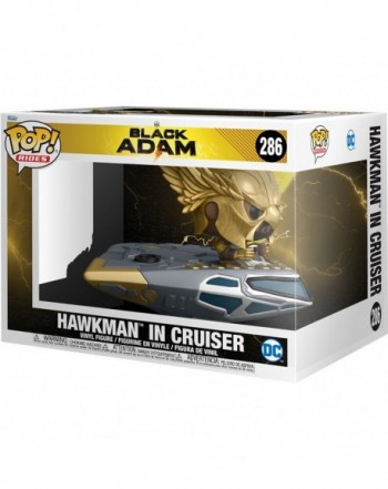 Figura POP DC Comics Black Adam Hawkman in Cruiser