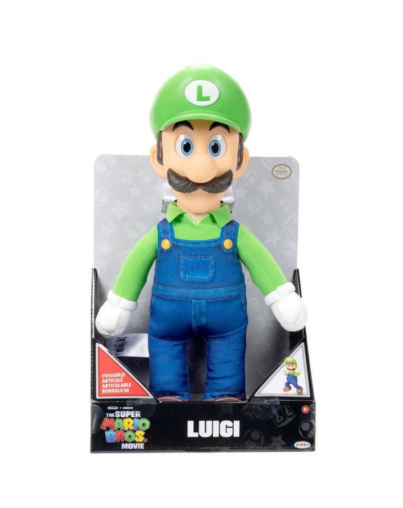 Peluche Luigi La Pelicula Super Mario Bros 30cm