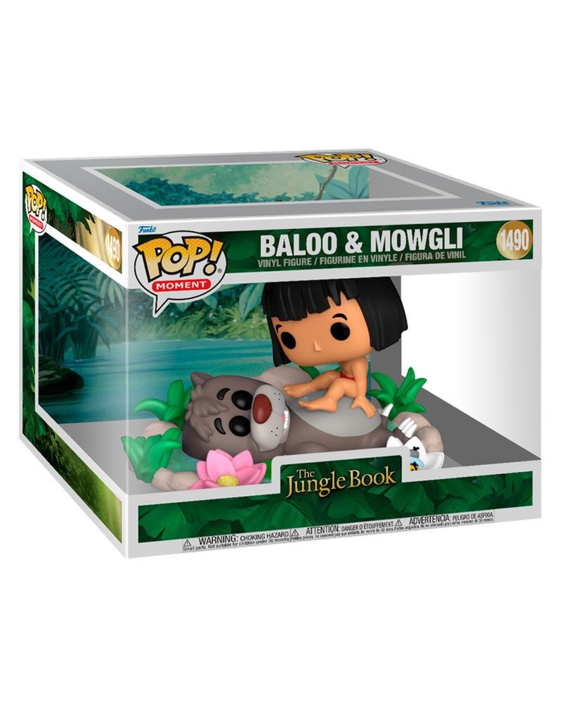 Figura POP Moment Disney El Libro de la Selva Baloo & Mowgli