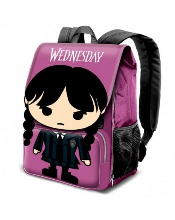 Mochila solapa Chibi Miercoles 45cm