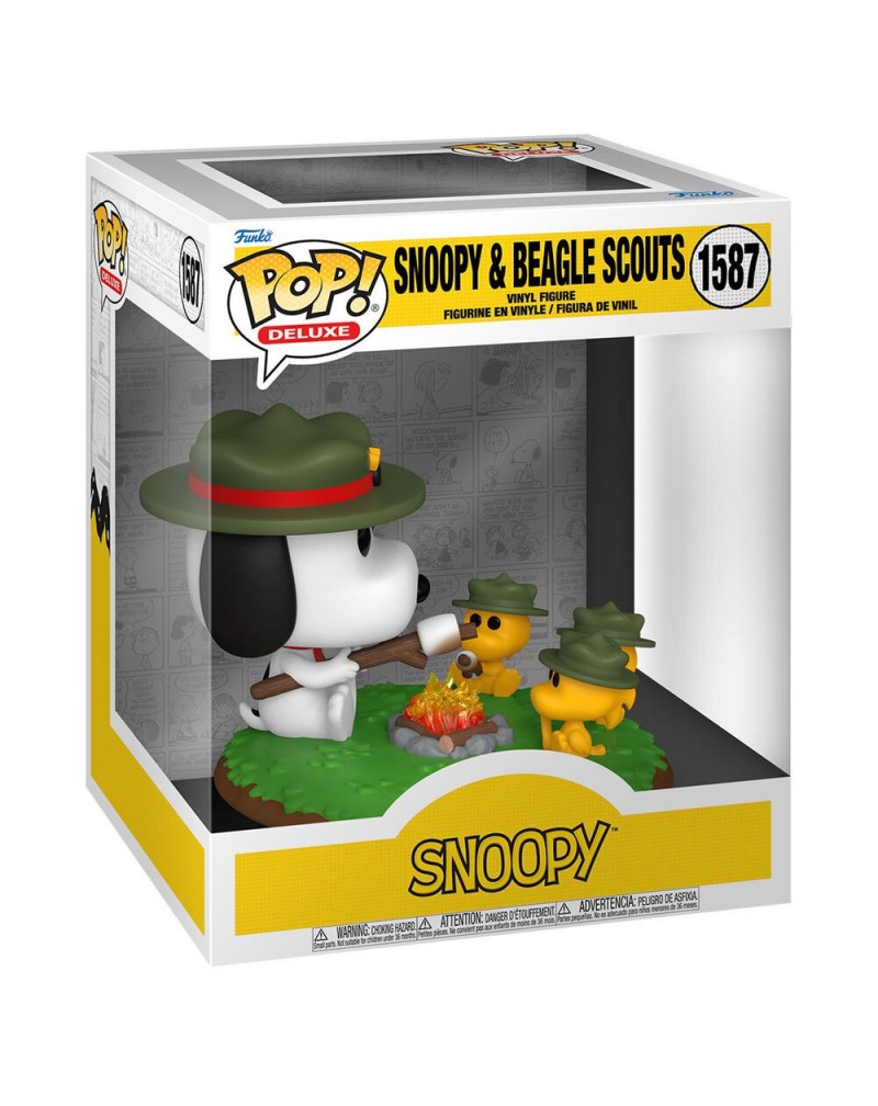 Figura POP Deluxe Peanuts Snoopy & Beable Scouts