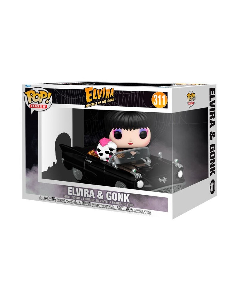 Figura POP Rides Deluxe Elvira Mistress of the Dark Elvira & Gonk