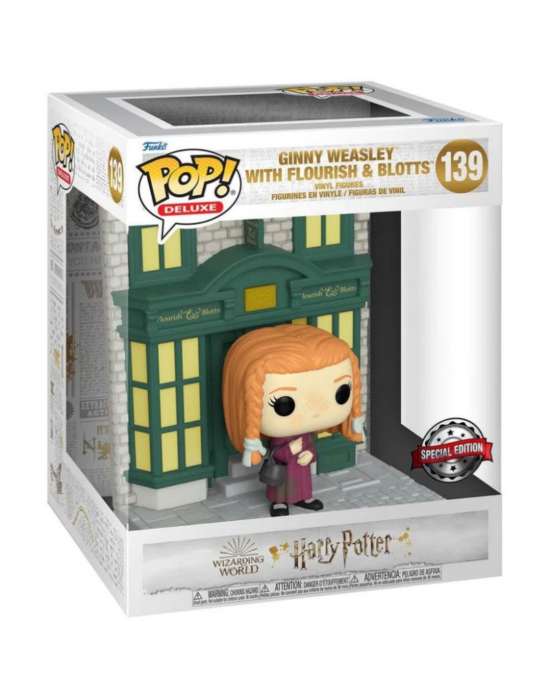 Figura POP Harry Potter Diagon Alley Ginny Weasley Flourish & Blotts Exclusive