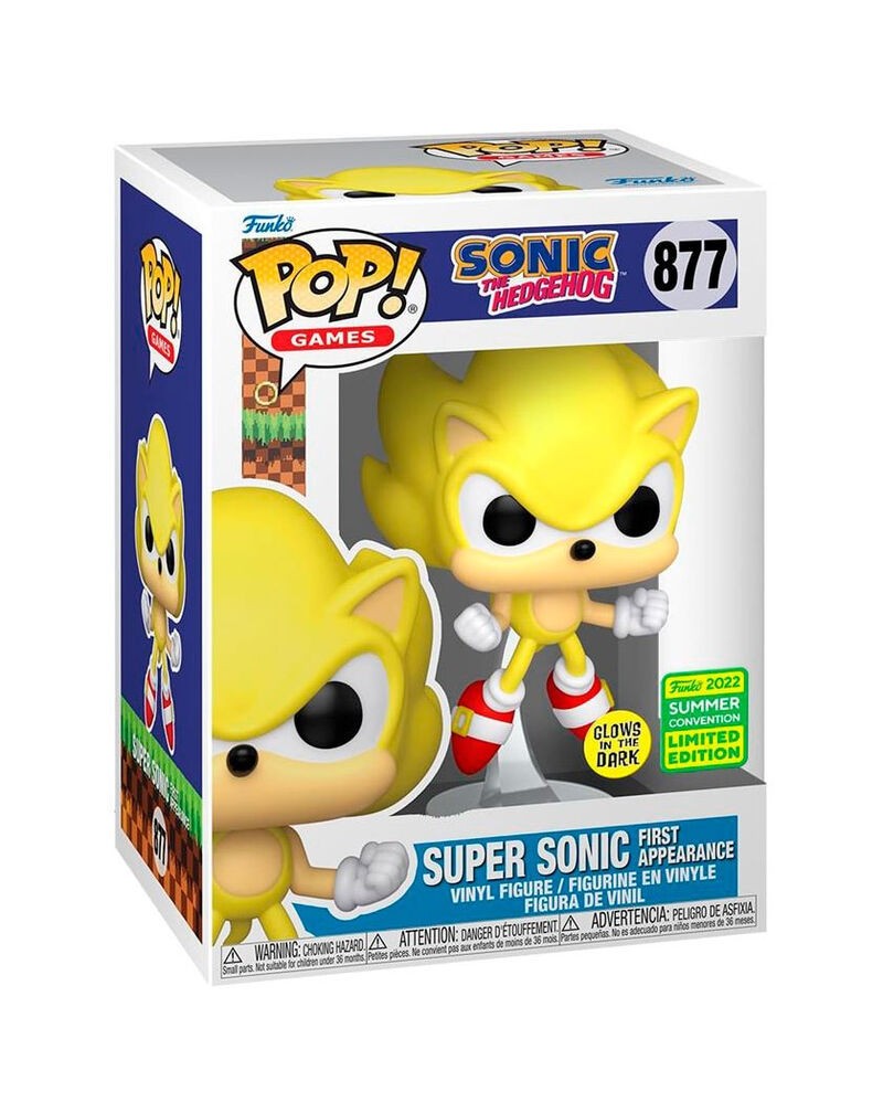 Figura POP Sonic The Hedgehog Super Sonic Exclusive