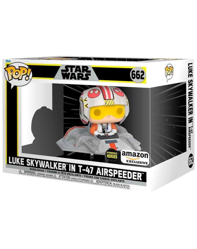 Figura POP Rides Star Wars Luke Skywalker in T-47 Airspeeder Exclusive