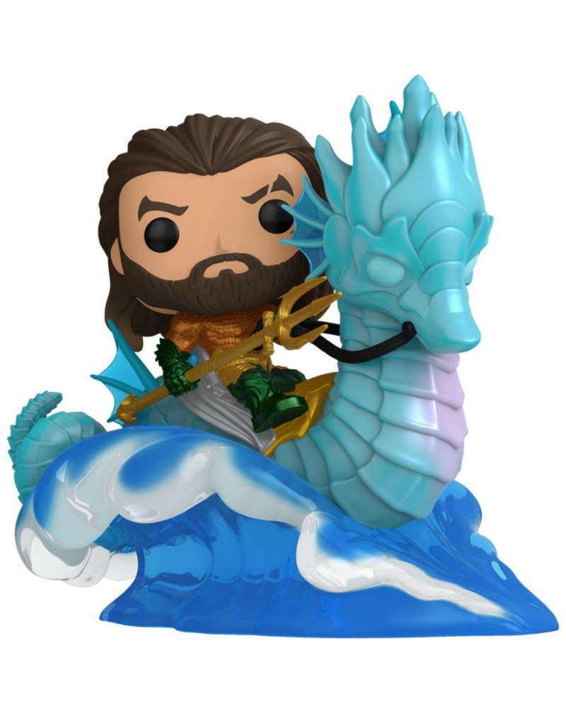 Figura POP Ride Deluxe DC Comics Aquaman y el Reino Perdido Aquaman on Storm