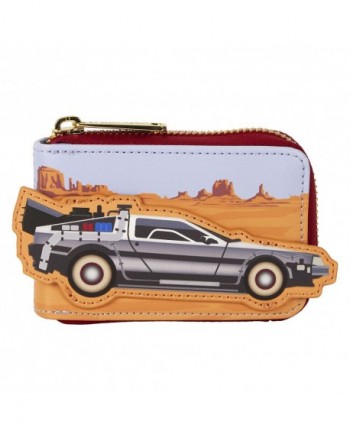 Tarjetero 40th Anniversary Delorean Accordion Regreso al Futuro Loungefly