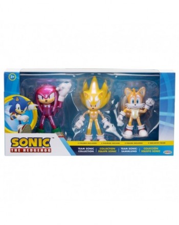 Blister 3 figura Ultimate Team Up Sonic the Hedgehog 10cm